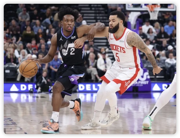 申京33+10塞克斯顿21分 格林21分火箭胜爵士